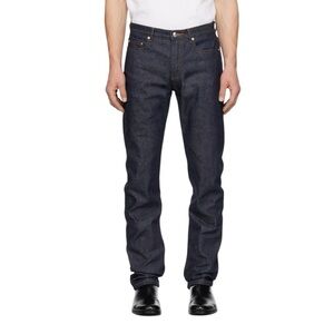 NWOT A.P.C Indigo New Cure H Mens Raw Denim Jeans Size 26”